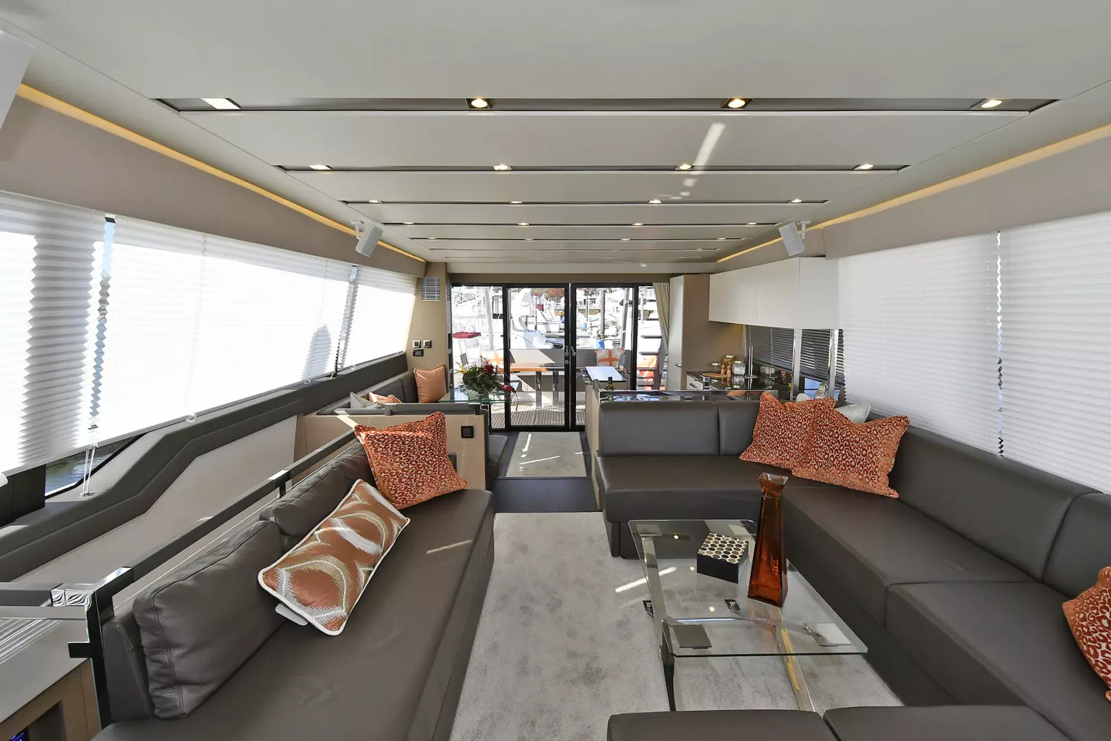 Prestige 680 Flybridge-2023-ON ORDER Staten Island-New York-United StatesAft Salon View 1083818