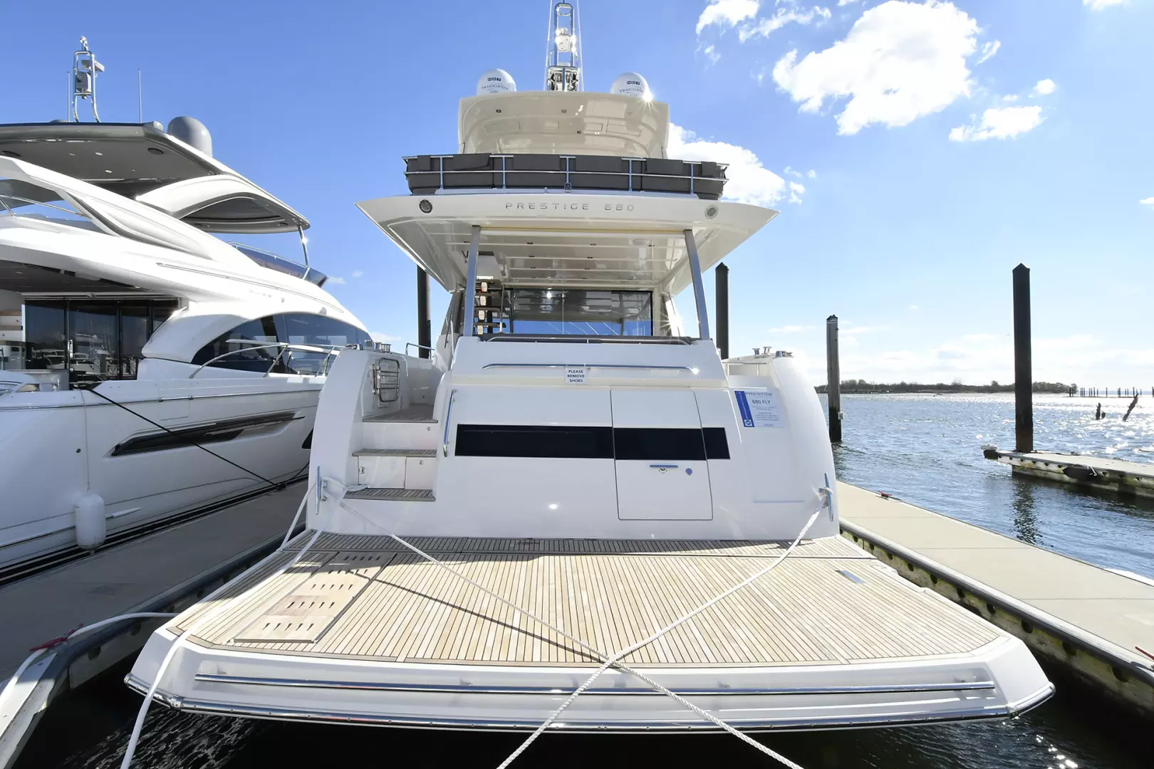 Prestige 680 Flybridge-2023-ON ORDER Staten Island-New York-United StatesTeak Hydraulic Swim Platform 1083771