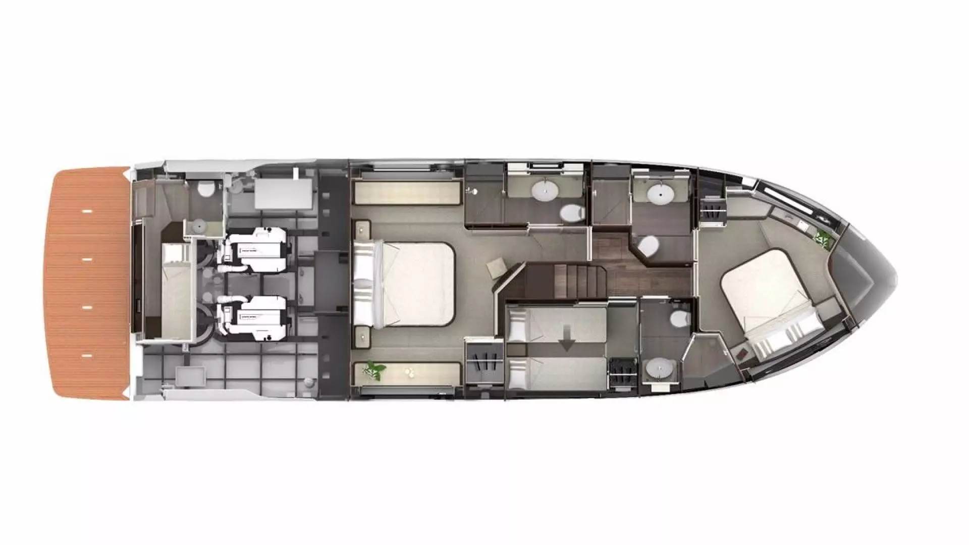 Absolute 58 Fly-2023-ON ORDER Staten Island-New York-United StatesLower Deck 787418