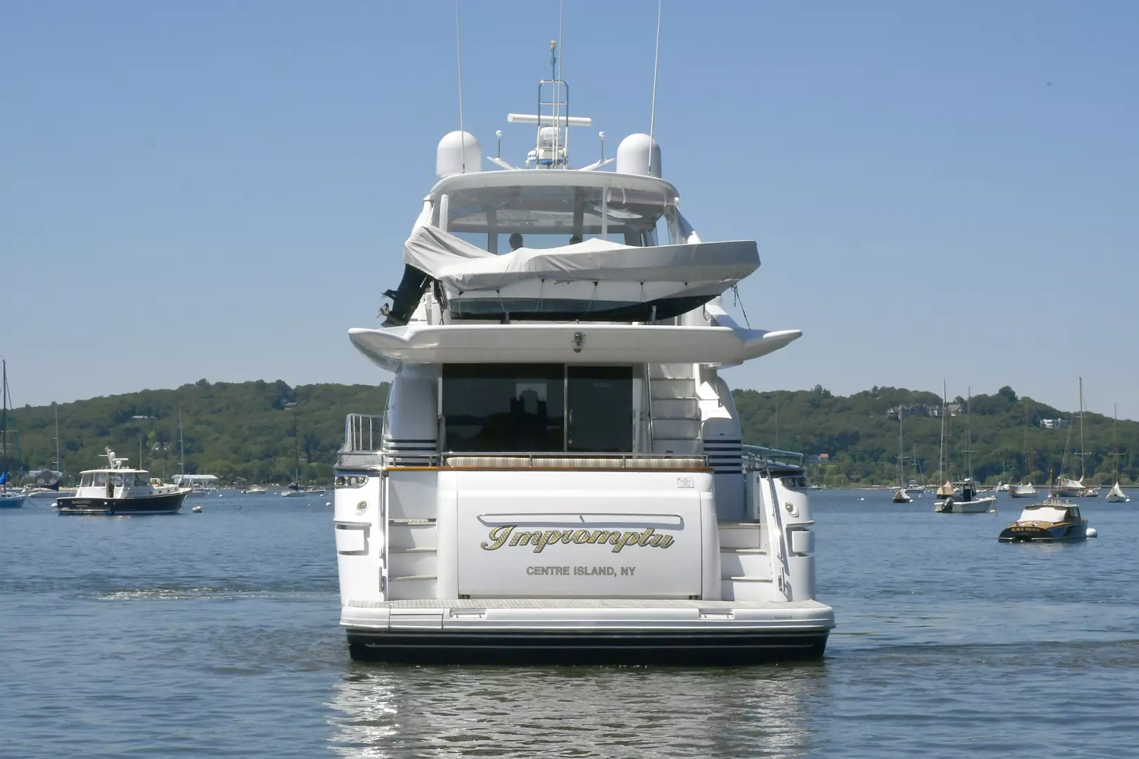 Princess 84 Flybridge-2006-Impromptu II Center Island-New York-United StatesTransom  1181756