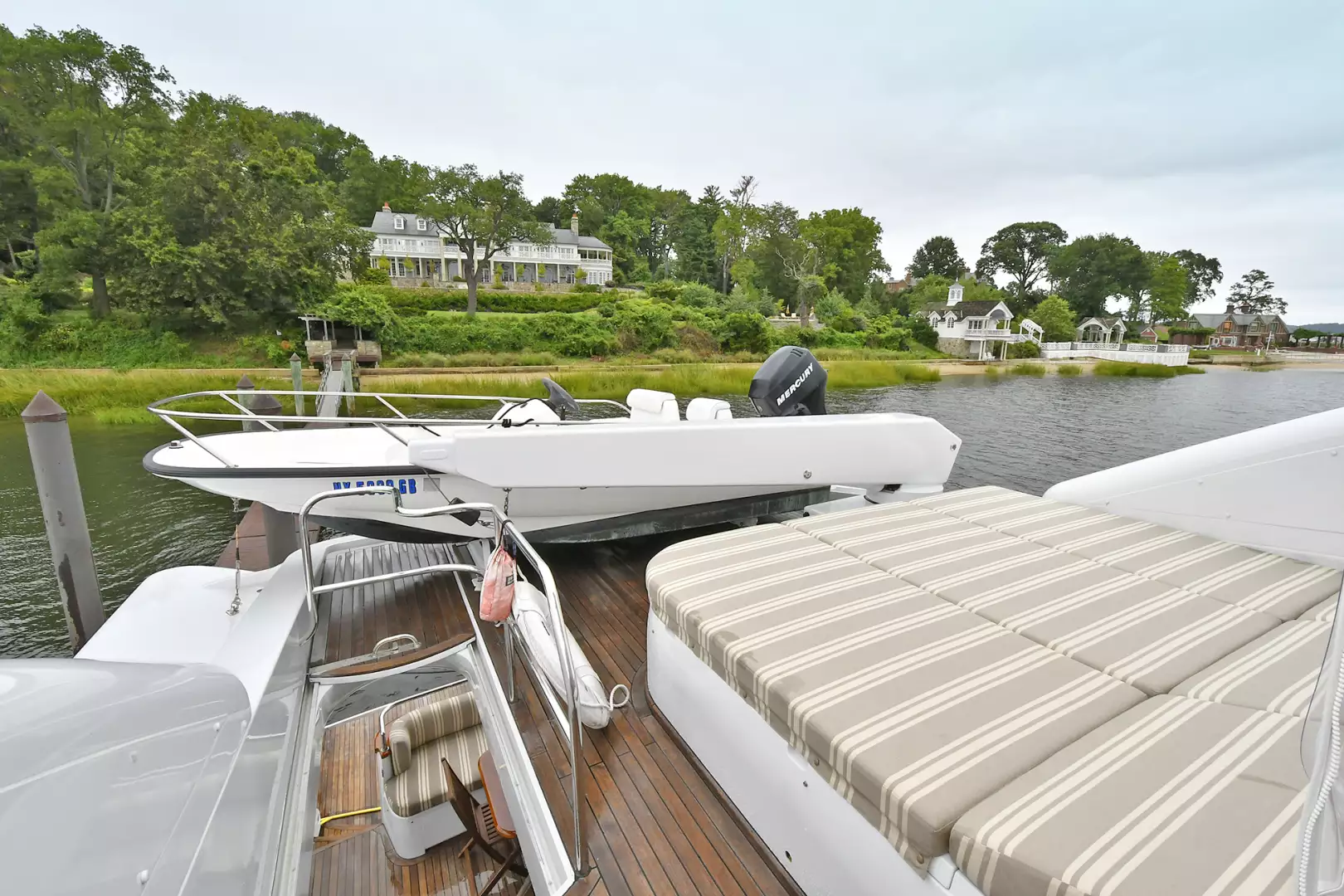 Princess 84 Flybridge-2006-Impromptu II Center Island-New York-United StatesAft Sunlounge 1068752