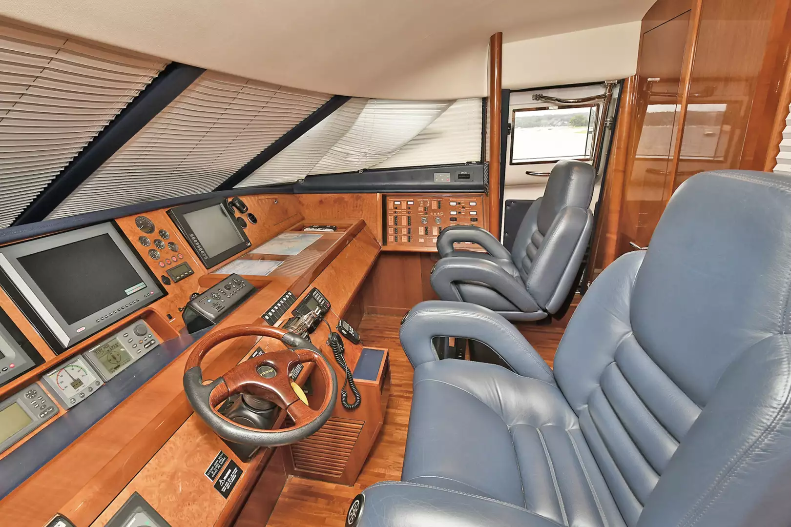 Princess 84 Flybridge-2006-Impromptu II Center Island-New York-United StatesLower Helm Station 1068780