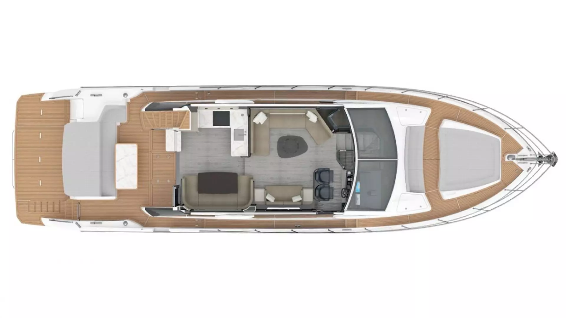 Absolute 62 Fly-2024-ON ORDER Staten Island-New York-United StatesMain Deck Layout 1185887