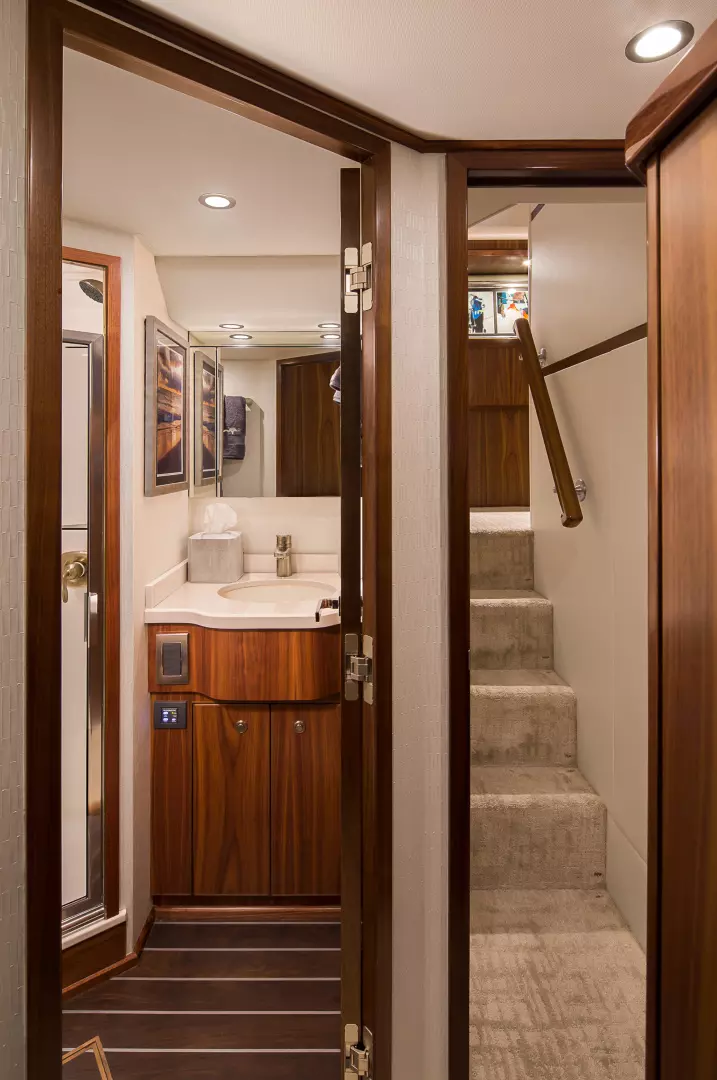 Viking 68 Convertible-2026-NEW BUILD Staten Island-New York-United StatesCompanionway to Staterooms  1208828