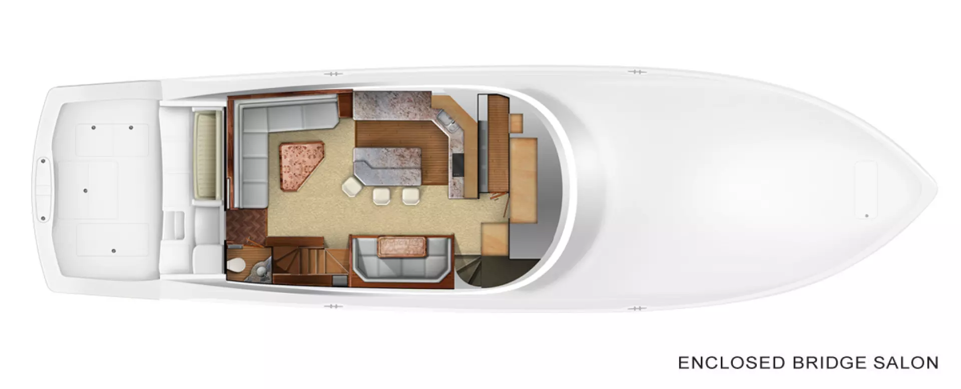 Viking 72 Enclosed Bridge-2025-NEW BUILD Staten Island-New York-United StatesMain Deck Layout 1209080