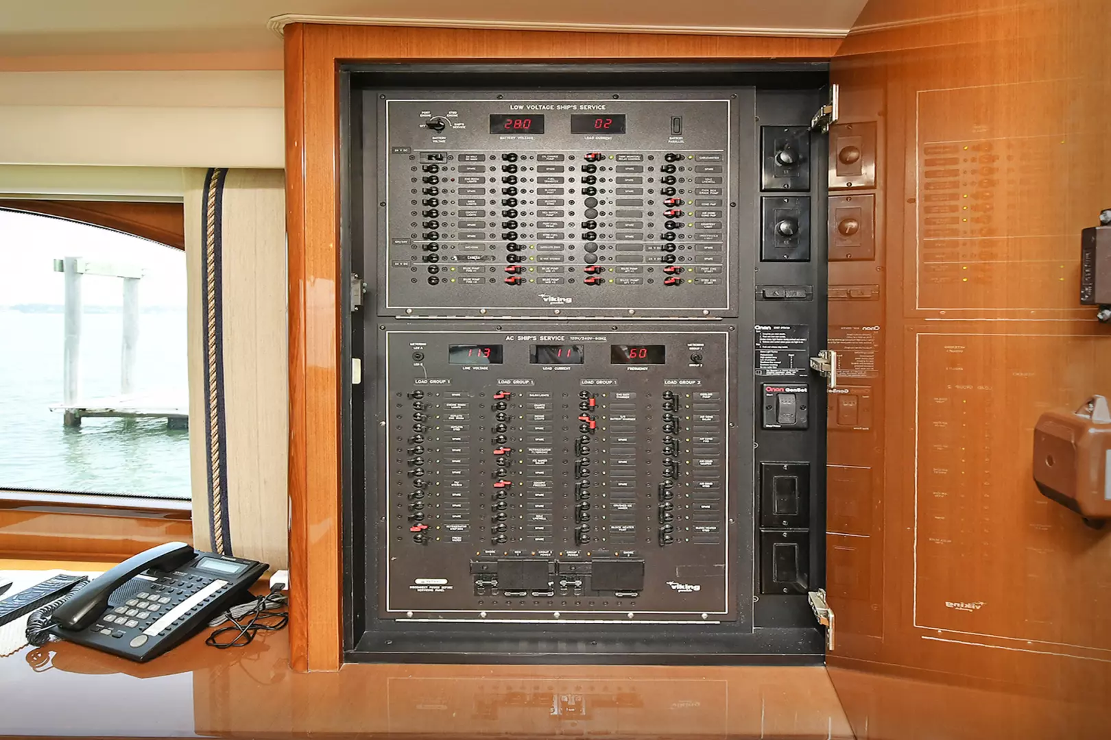 Viking 56 Convertible with Mezzanine-2004-Katherin Whitestone-New York-United StatesControl Panel 1221497