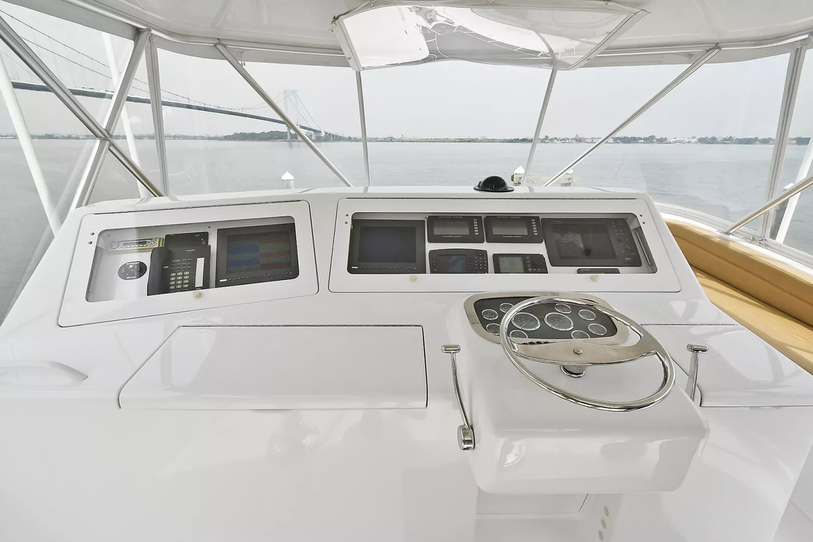 Viking 56 Convertible with Mezzanine-2004-Katherin Whitestone-New York-United StatesHelm Station  1221464