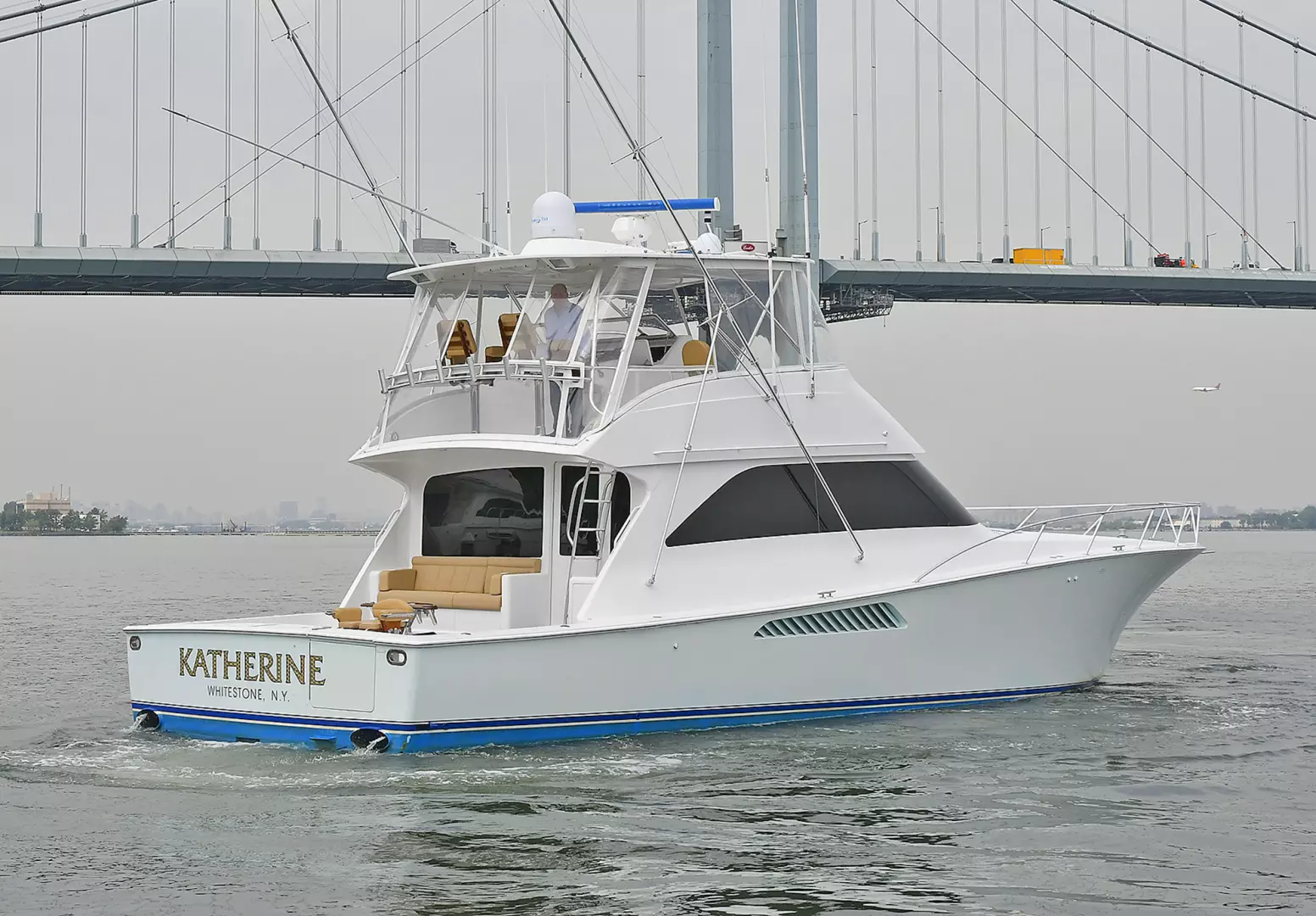 Viking 56 Convertible with Mezzanine-2004-Katherin Whitestone-New York-United StatesPort Side Stern 1221456
