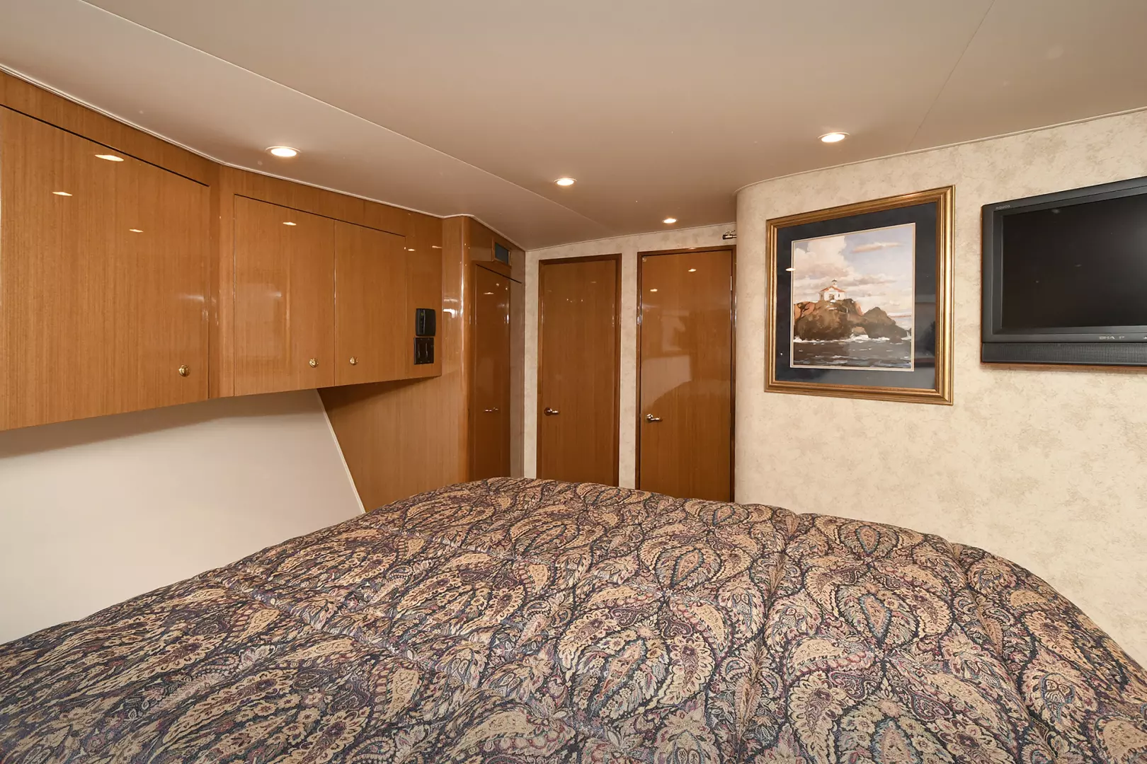Viking 48 Convertible-2003-Renate Babylon-New York-United StatesMaster Stateroom  Aft View 1224397