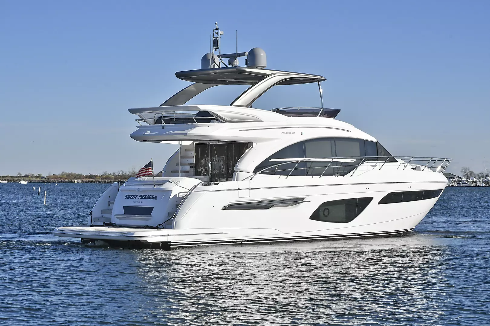 Princess 62 Flybridge-2018-Sweet Melissa Ft. Lauderdale-Florida-United StatesStarboard Stern 1307425
