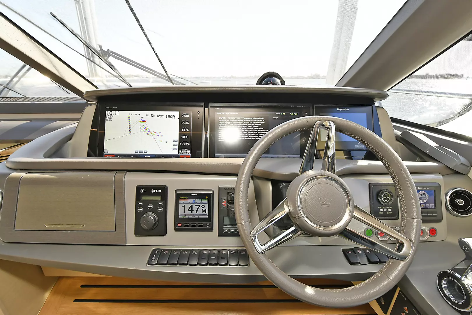 Princess 62 Flybridge-2018-Sweet Melissa Ft. Lauderdale-Florida-United StatesLower Helm Station  1307533
