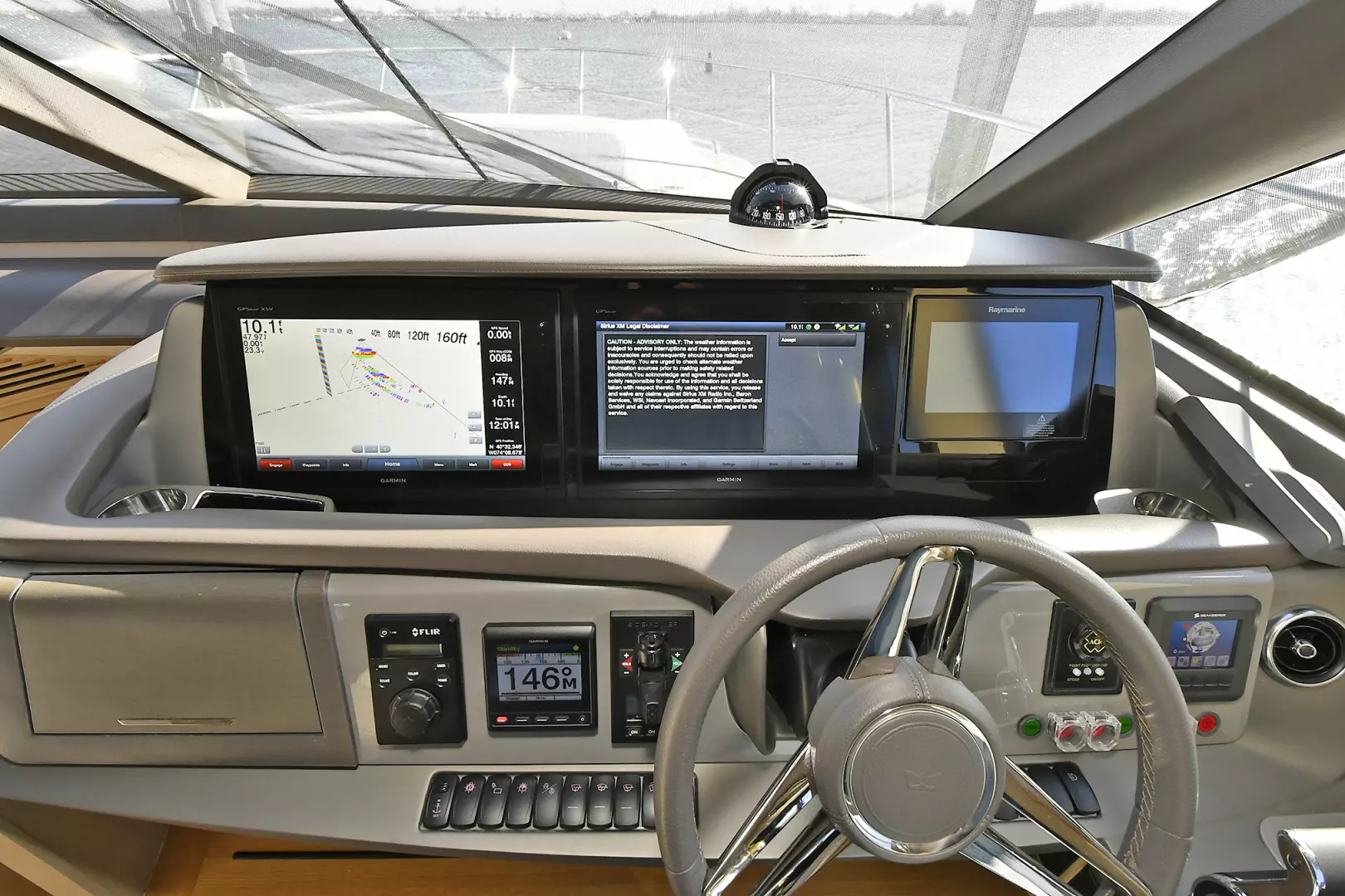 Princess 62 Flybridge-2018-Sweet Melissa Ft. Lauderdale-Florida-United StatesLower Helm Station  1307534