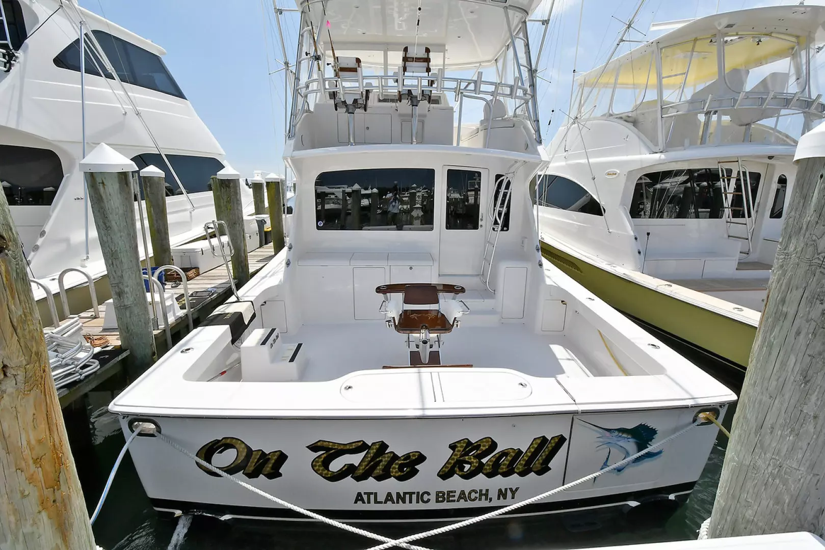 Viking 56 Convertible-2006-On The Ball Montauk-New York-United StatesTransom 1240873