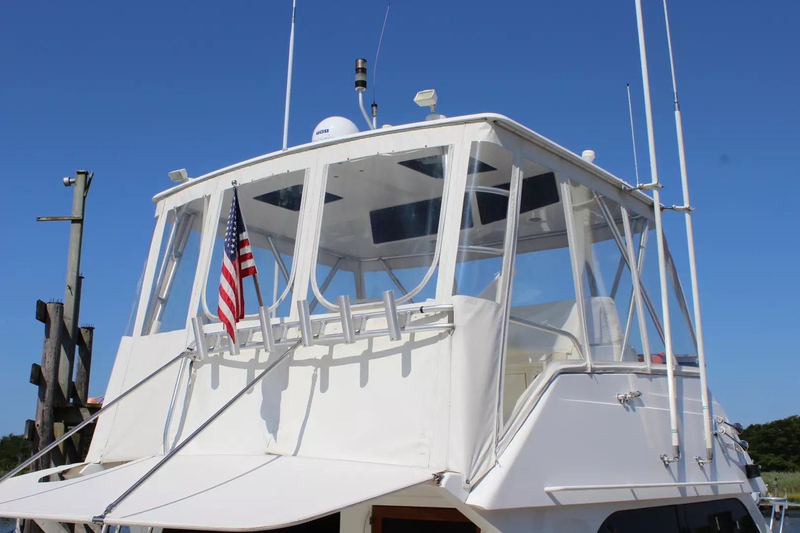 Viking 43 Convertible-1998-Valhalla Patchogue-New York-United StatesFlybridge Enclosure  1269855