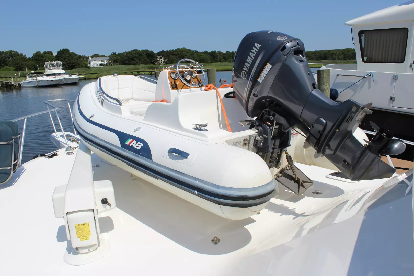 Viking 43 Convertible-1998-Valhalla Patchogue-New York-United States11 AB RIB Tender Single 40 HP O/B 1269863