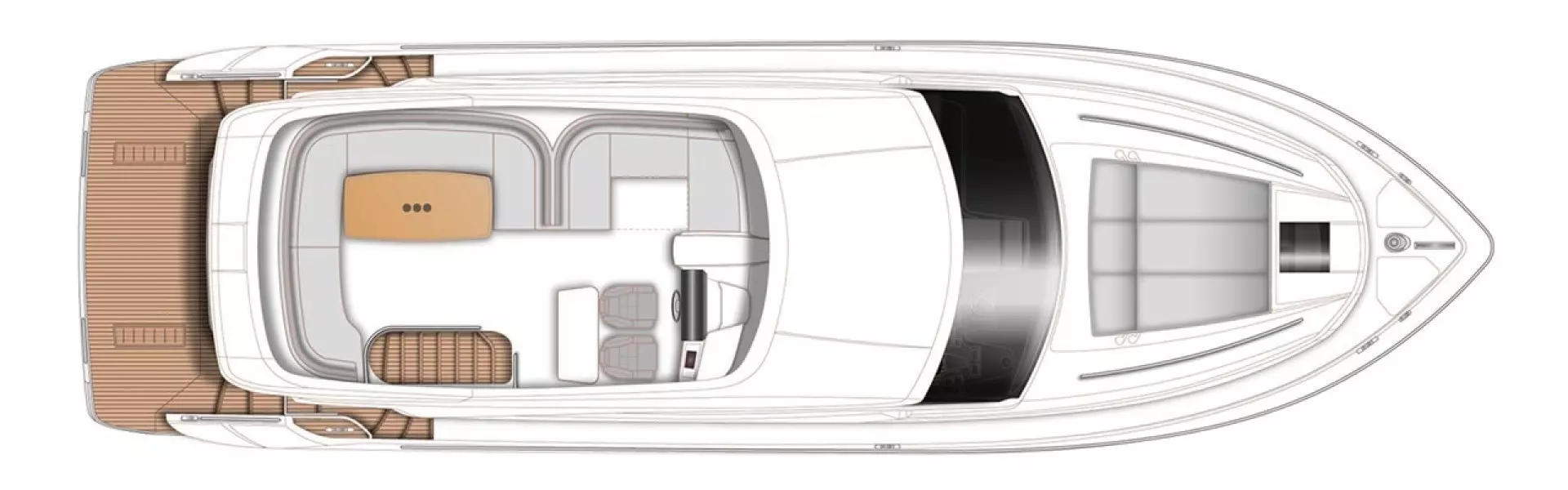Princess 52 Flybridge-2016-About Time Montauk-New York-United StatesFlybridge Layout 1316553