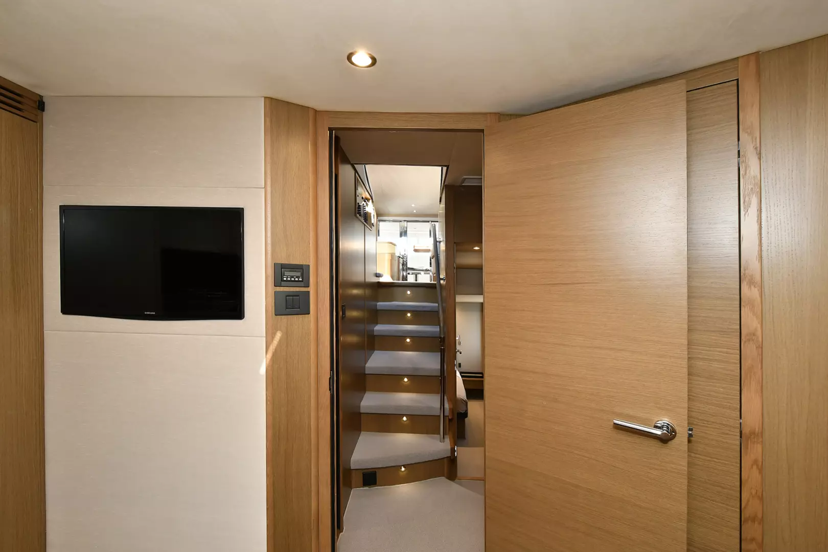 Princess 52 Flybridge-2016-About Time Montauk-New York-United StatesVIP Stateroom Aft View 1316568