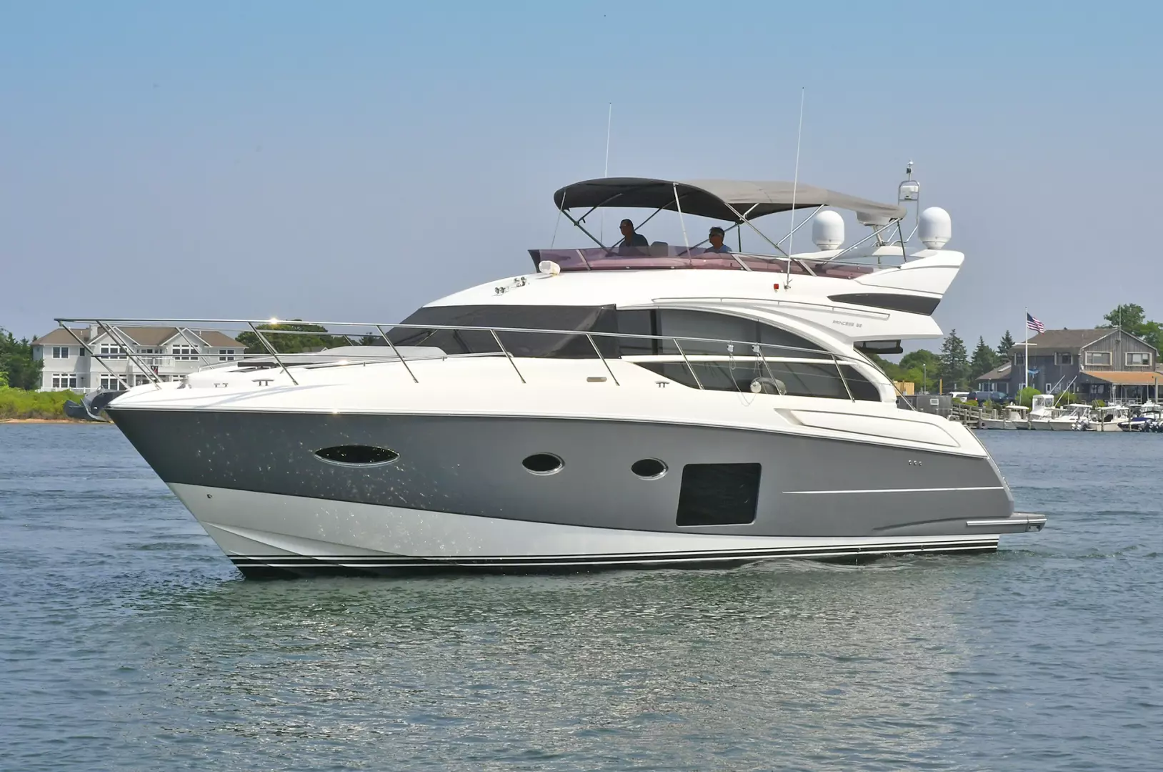 Princess 52 Flybridge-2016-About Time Montauk-New York-United StatesPort Side Bow 1316549