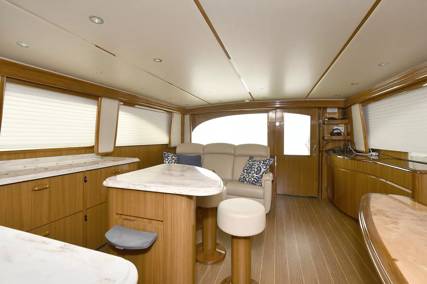 Viking 52 Convertible-2015-UTF Freeport-New York-United StatesAft Salon View 1337657