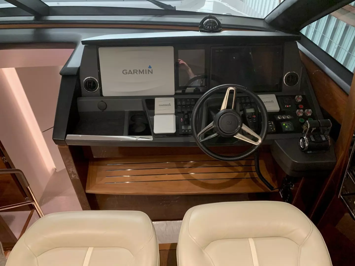 Princess S65 Sportbridge-2017-Out A Here Long Island-New York-United StatesLower Helm Station  1353747