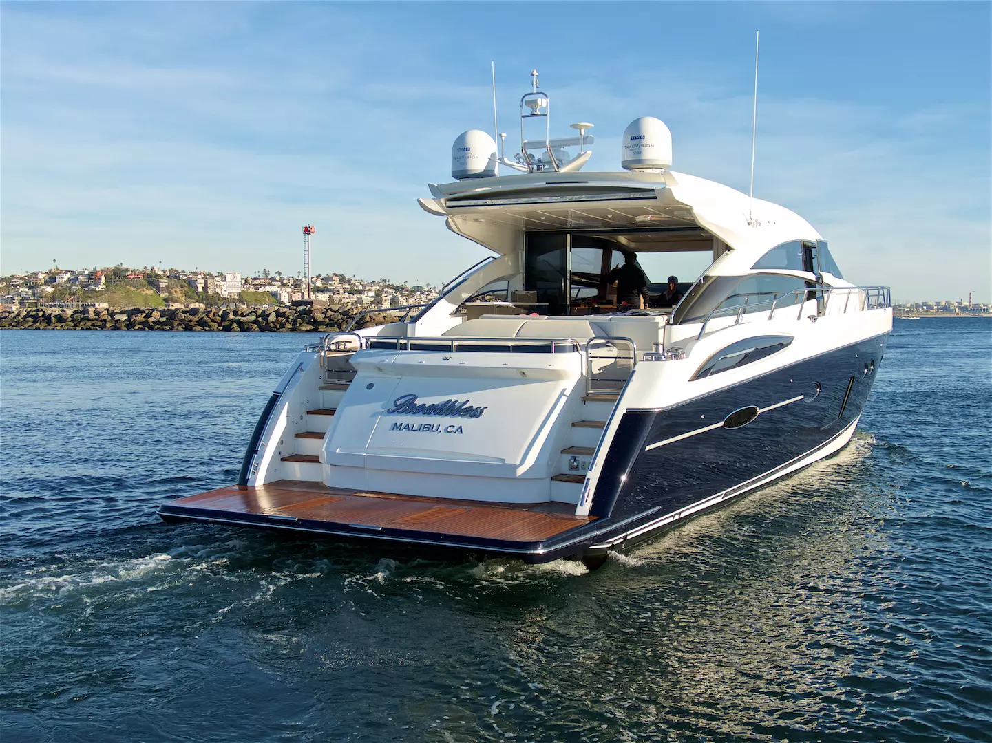 Princess V72-2014-BREATHLESS Marina Del Rey-California-United StatesTransom  1348552