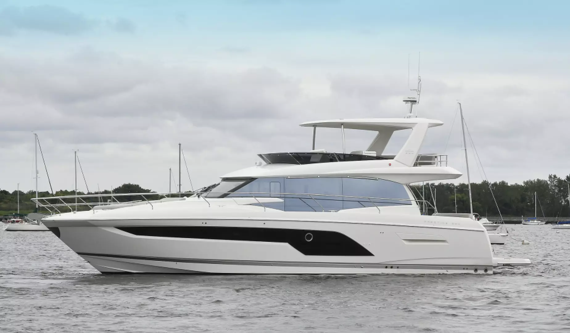 Prestige 590 Flybridge-2023-IN STOCK Newport-Rhode Island-United StatesPort Side 3654931