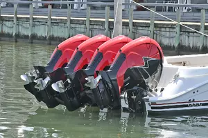 Quad Yamaha 425 HP Outboards