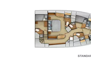 Standard 4 Stateroom Layout